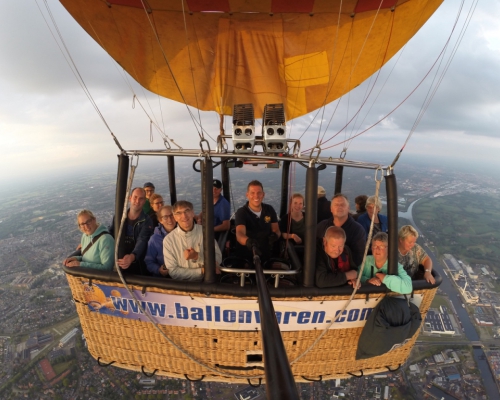 Ballonvaart Laren naar Enschede Overijssel